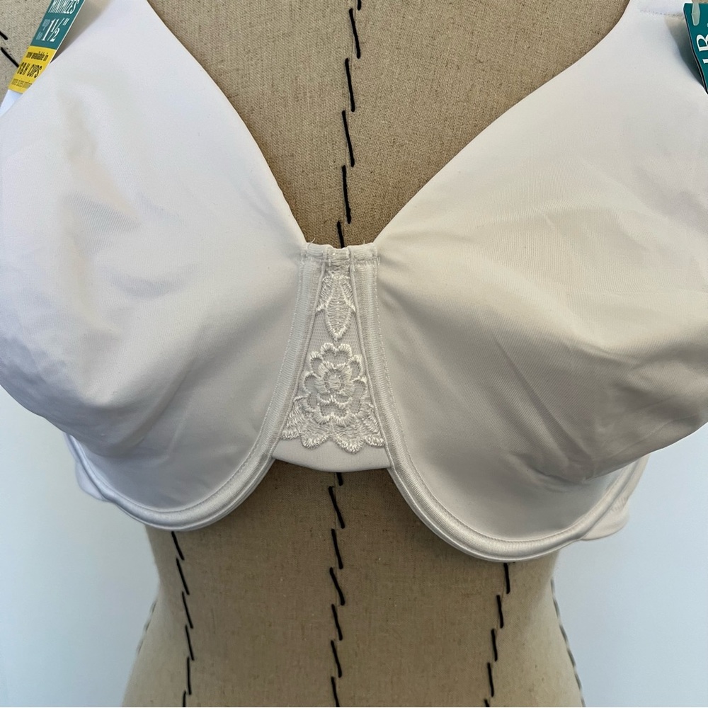 NWT Vanity Fair beauty back minimizer white bra - Picture 2 of 15